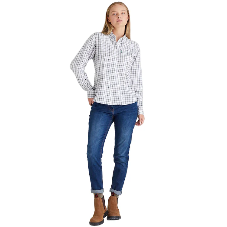 Ridgeline Ladies Sedgebrook Shirt - Navy/Storm - Image 3