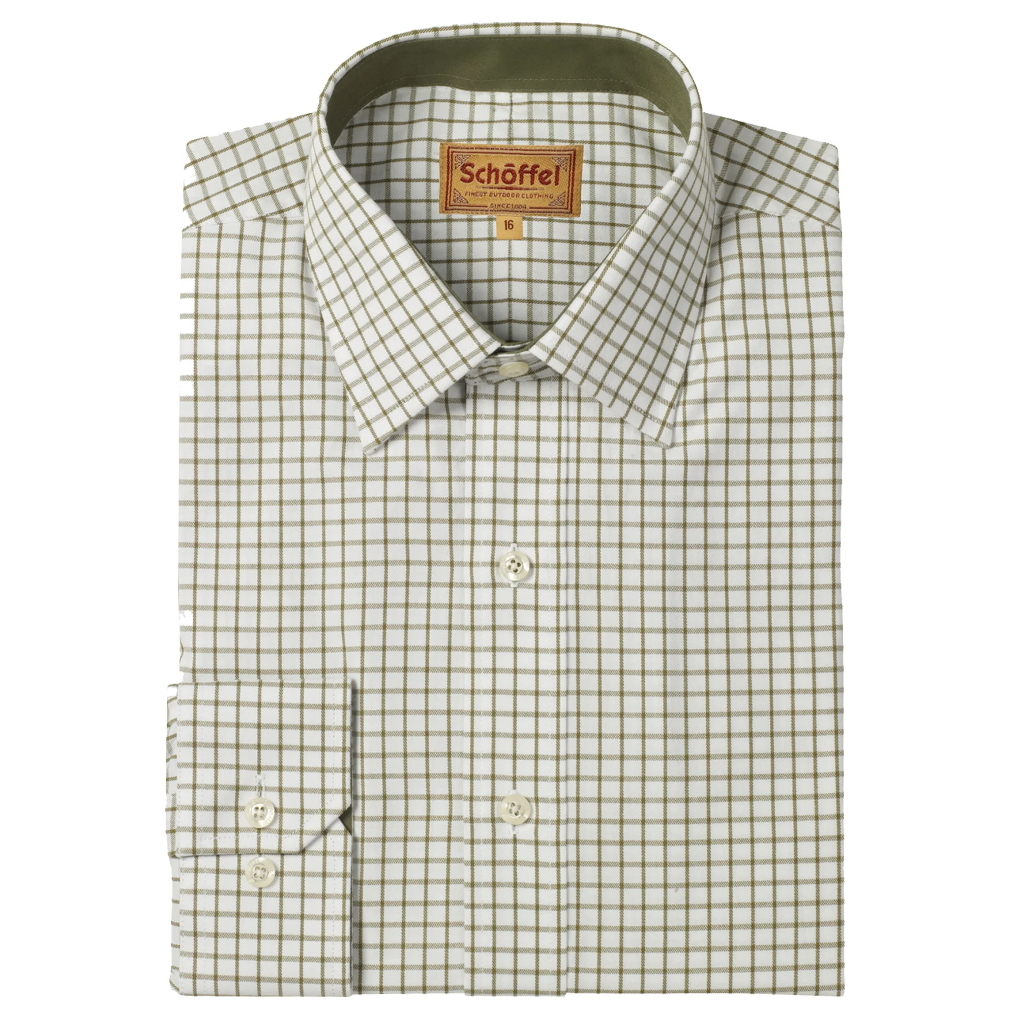 Schoffel Cambridge Classic Shirt - Olive - Image 3