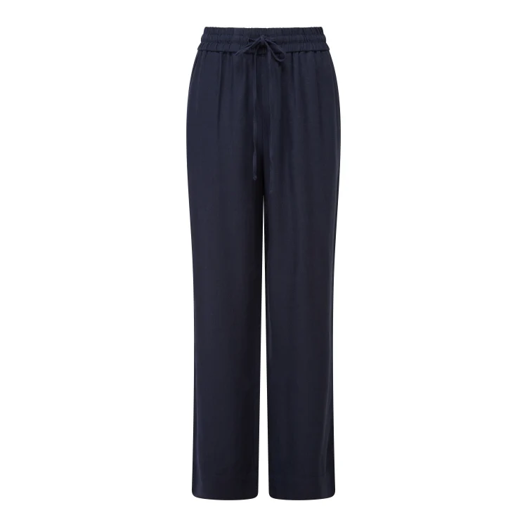 Schoffel Ladies Daphne Linen Trousers - Navy - Image 4