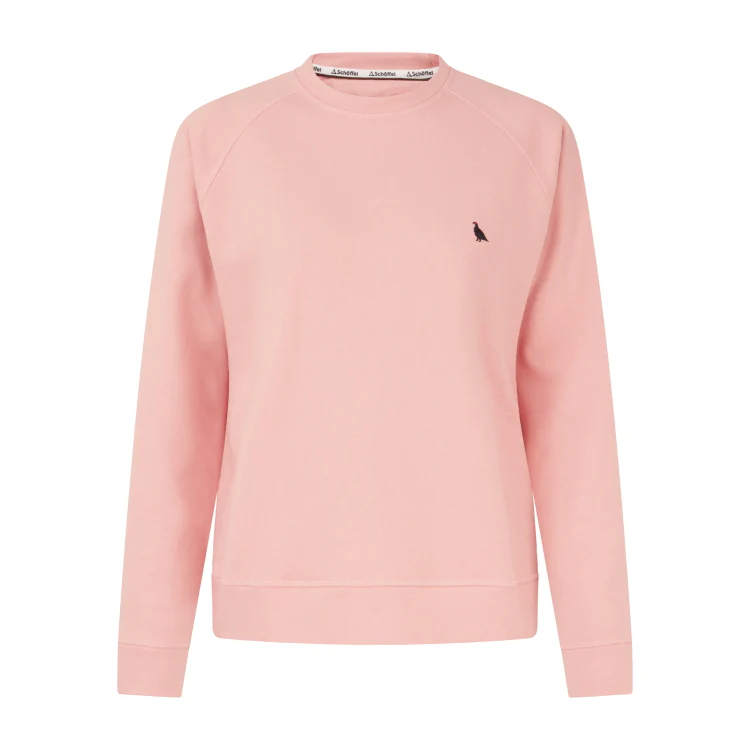 Schoffel Ladies Newberry Sweatshirt - Pale Rose - Image 3