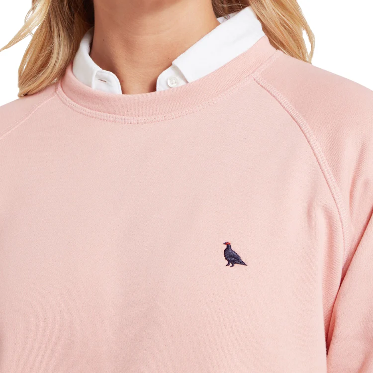 Schoffel Ladies Newberry Sweatshirt - Pale Rose - Image 5