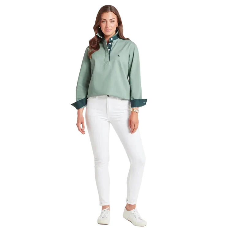 Schoffel Ladies Treloyhan Deck Shirt - Surf Blue - Image 3