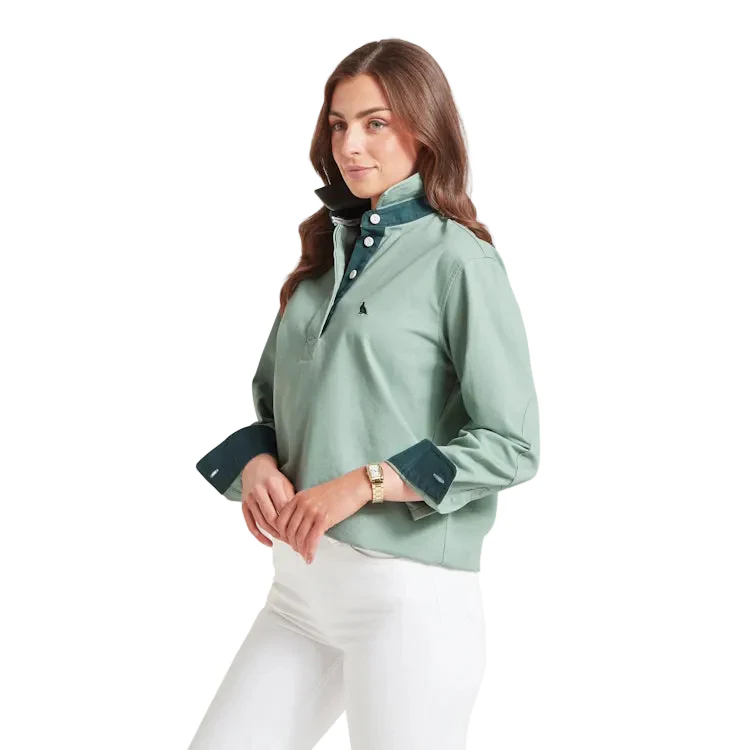 Schoffel Ladies Treloyhan Deck Shirt - Surf Blue - Image 4