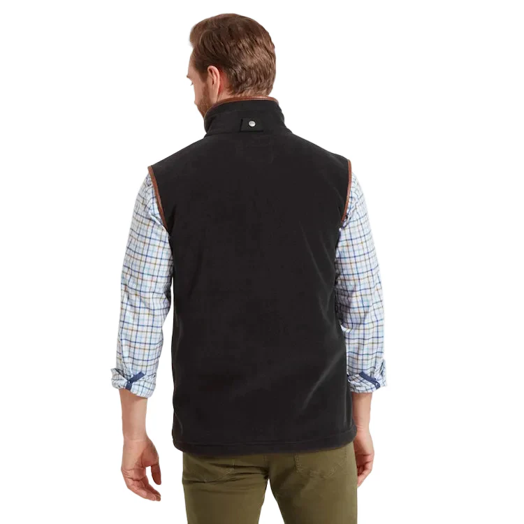 Schoffel Oakham Fleece Gilet - Gunmetal - Image 2