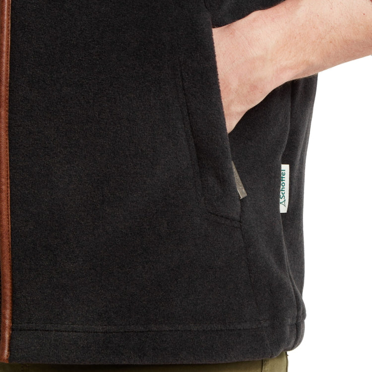 Schoffel Oakham Fleece Gilet - Gunmetal - Image 7