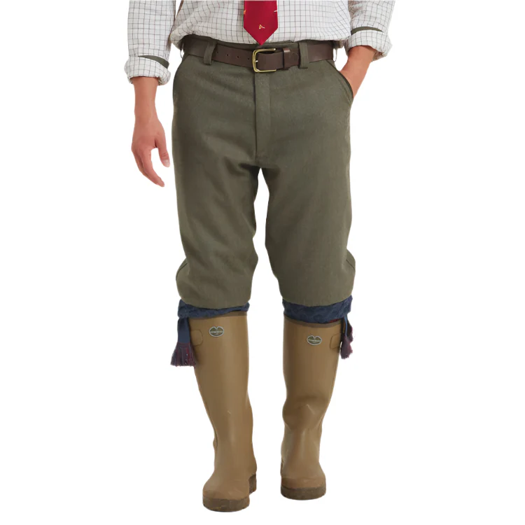 Schoffel Ptarmigan Tweed Plus 2s - Loden Green Herringbone Tweed - Image 5