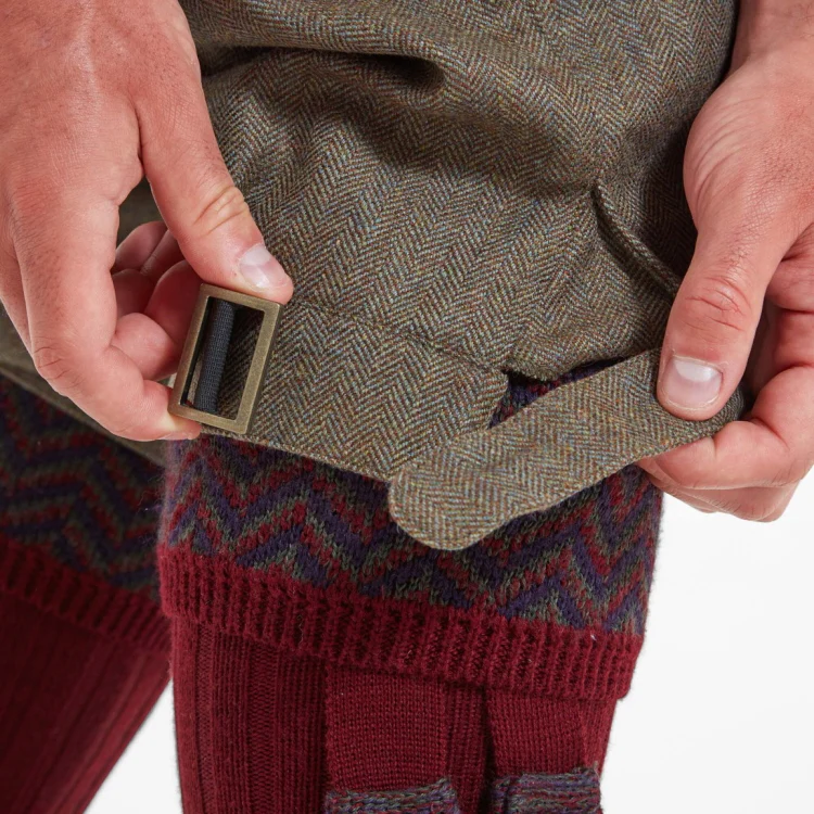 Schoffel Ptarmigan Tweed Plus 2s - Loden Green Herringbone Tweed - Image 6