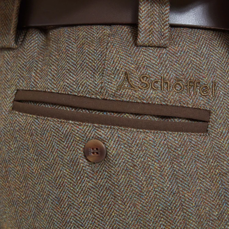 Schoffel Ptarmigan Tweed Plus 2s - Loden Green Herringbone Tweed - Image 7