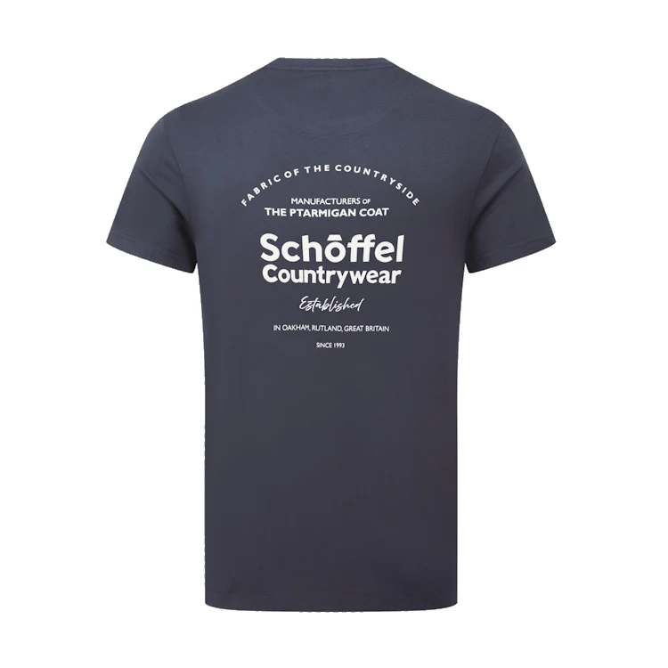 Schoffel Talland T-Shirt - Navy Heritage Print - Image 6