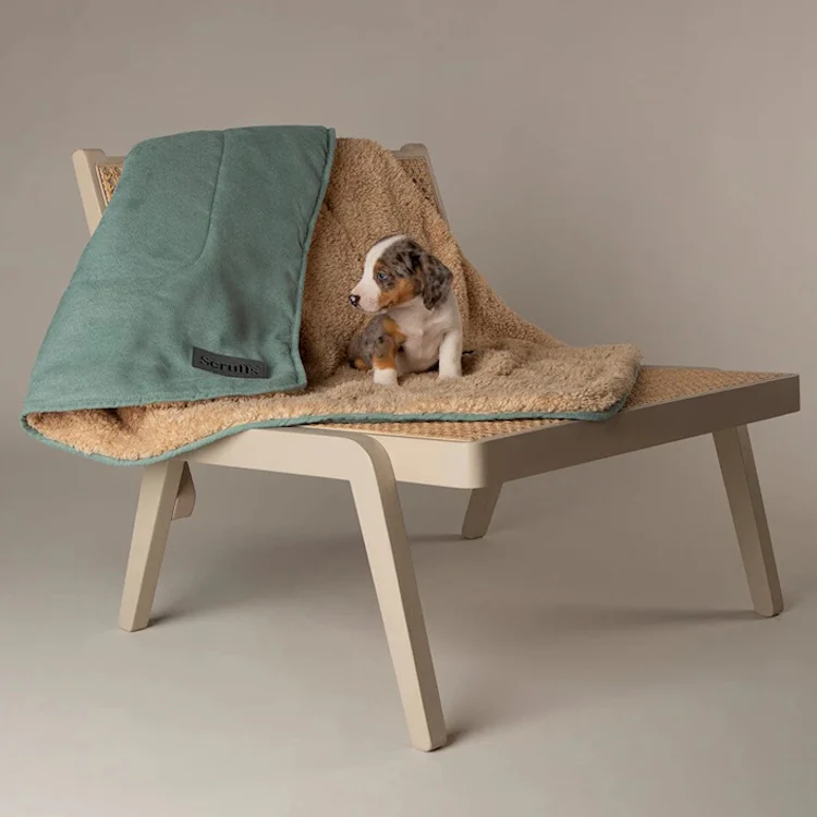 Scruffs Cosy Snuggle Dog Blanket - Sage Green - Image 5