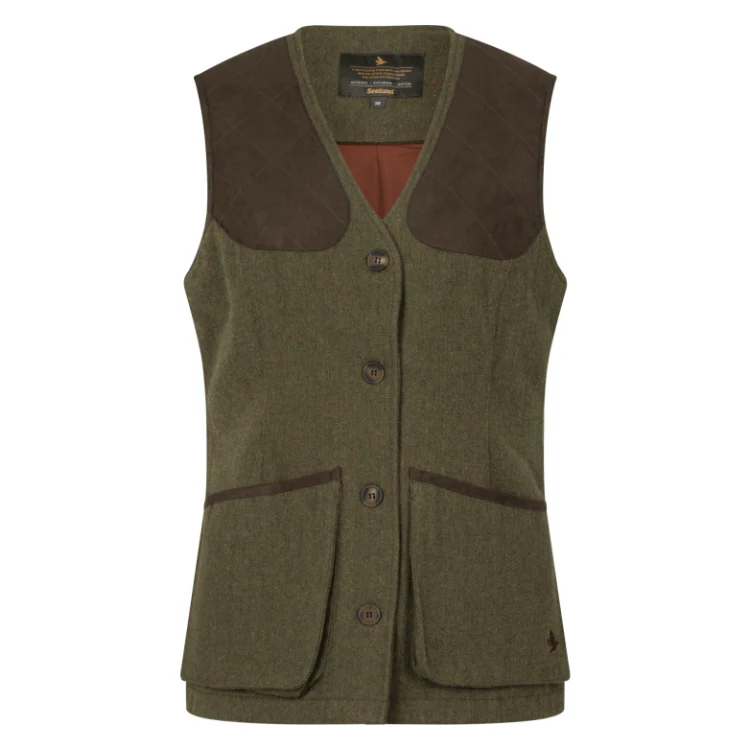Seeland Ladies Hillside Harriet Waistcoat - Moss Green