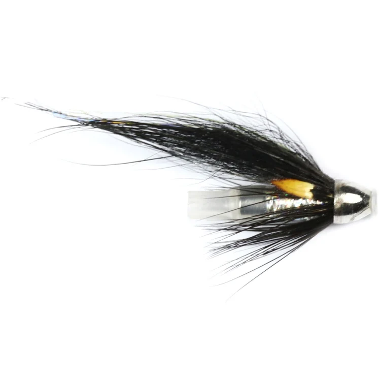 Silver Stoats Tail JC Crimp Conehead Flies