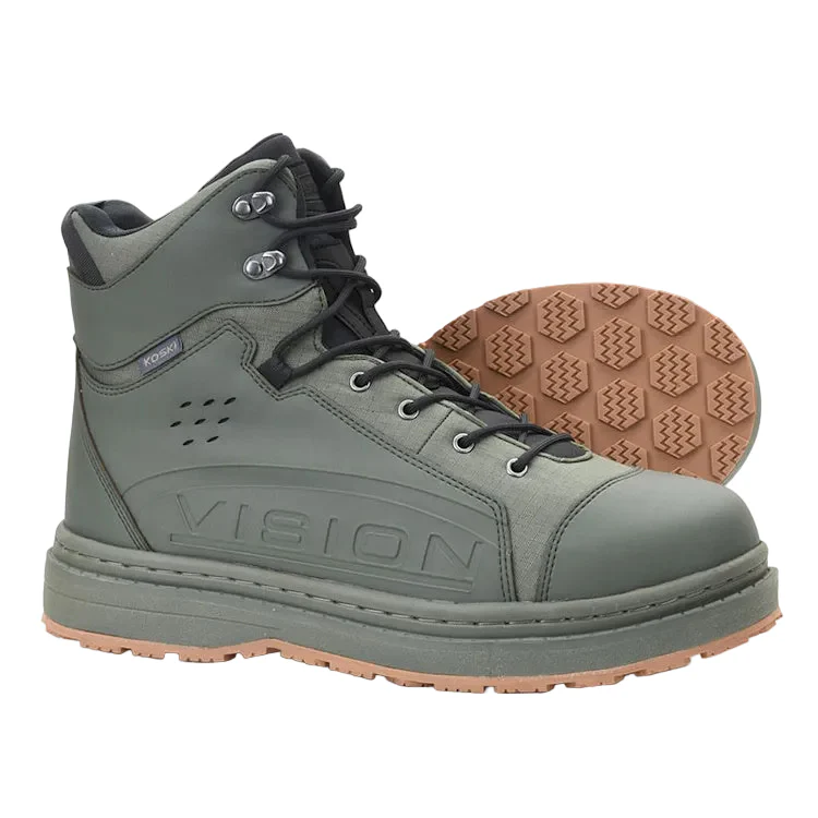 Vision Koski Gummi 2.0 Wading Boots - Green