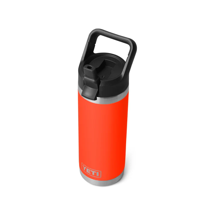 Yeti Rambler 18oz Insulated Bottle with Straw Cap - Solar Flare - Image 2