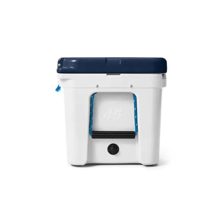 Yeti Tundra 45 Hard Cool Box - White/Blue - Image 4